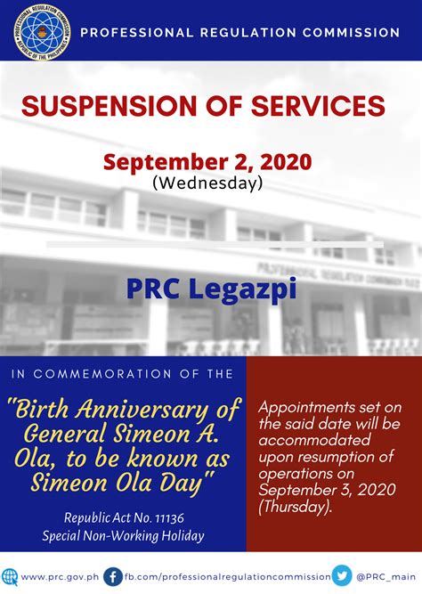PRC LEGAZPI TO CONDUCT .